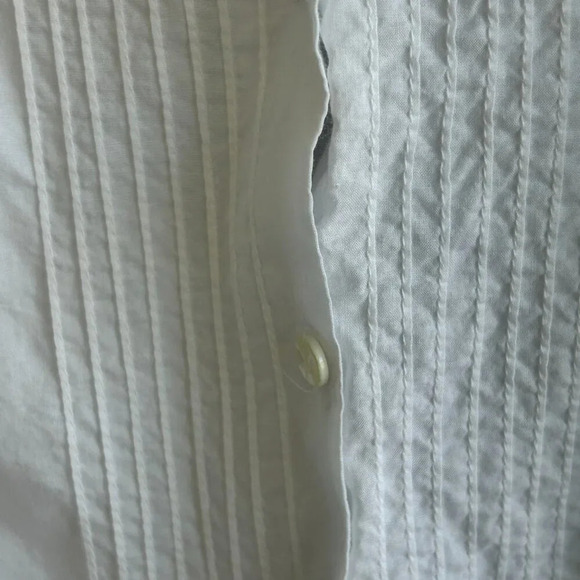 Outback Red Vintage White Floral Embroidered Collar Cottagecore Blouse Medium - Picture 5 of 6
